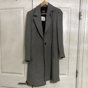 Zara Women's Gray Trench Coat